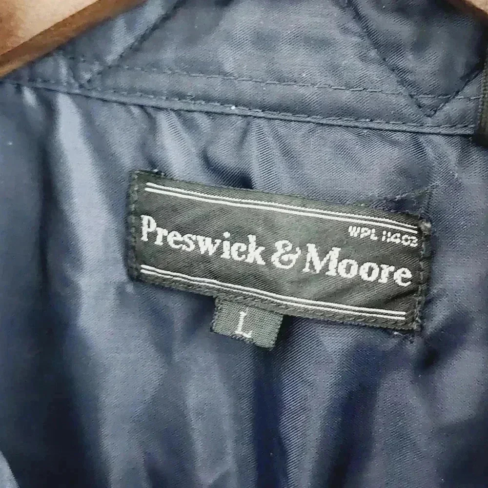 Vintage Preswick & Moore 100% Pure Virgin Wool Button Down Plaid Men's Shirt L - Picture 5 of 7